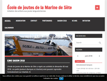 Tablet Screenshot of ecoledejoutesdelamarine.com